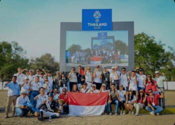 Brayen Brata-Coolen dan Arserl Rizki Brayudha meraih medali emas dan perunggu cabang berkuda di SEA Games 2025.