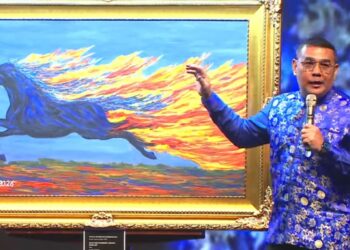 Dilelang saat Imlek, Lukisan Kuda Api Milik SBY Laku Rp6,5 Miliar ke Low Tuck Kwong