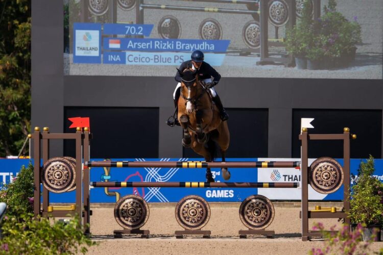 Arserl Rizki Brayudha, Rider dari Aragon Equestrian Sport. (Dokumentasi Aragon Equestrian Sport)