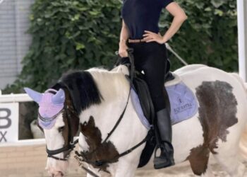 Cantiknya Poll! Potret Aura Kasih saat Asyik Main Bareng ‘Bruno’ Kuda Kesayangan