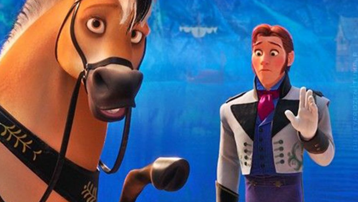 Ilustrasi--Penampakan karakter Sitron di Film Frozen. (tangkapan layar/horseandhound.co.uk)