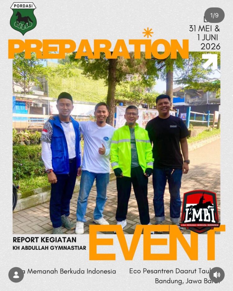 Persiapan MQ Equestrian, Bandung menyambut perhelatan akbar Liga Memanah Berkuda Seri 2 pada 1 Juni 2026 mendatang. (tangkapan layar/Instagram @lmb_indonesia)