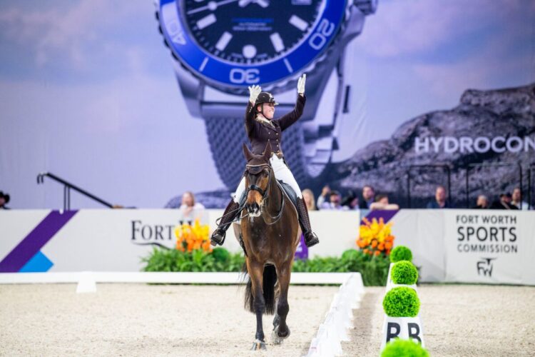 Becky Moody dan Jagerbomb Segel Gelar Juara Dunia di FEI Dressage World Cup Final 2026. (Tangkapan layar/https://horsenetwork.com/)