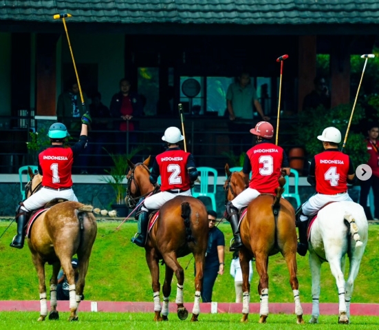 Ilustrasi---Penampakan Tim Nasional Polo Indonesia di arena polo. (Tangkapan layar/Instagram @Indonesiapolitim)